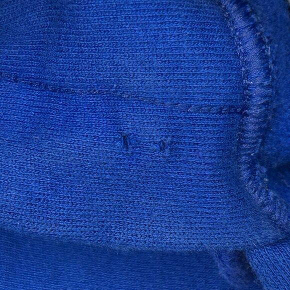 Champion Same In Any Language Hoodie Mens S Small Blue Hooded Sweatshirt Logo - Picture 6 of 10